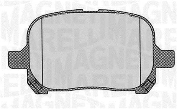 MAGNETI MARELLI Sada brzdových platničiek kotúčovej brzdy 363916060597 1