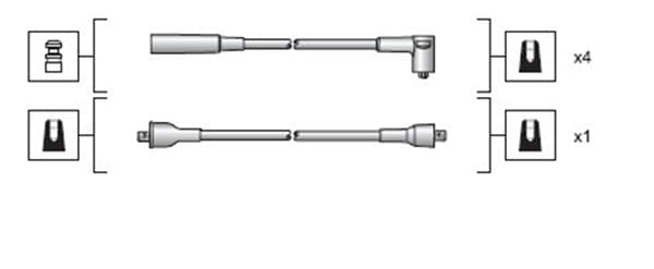 MAGNETI MARELLI Sada zapaľovacích káblov 941318111023 1
