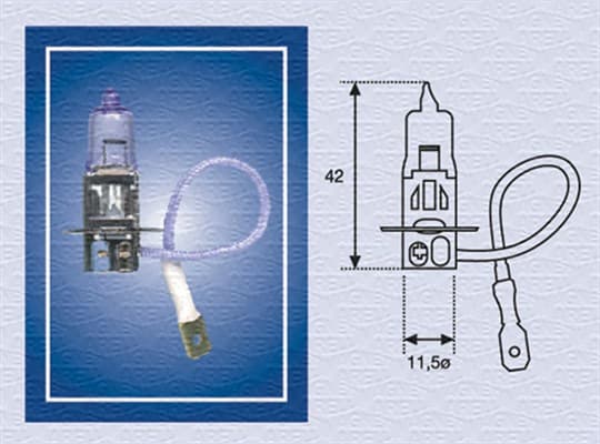Žiarovka H3 MAGNETI MARELLI 002554100000 002554100000 1