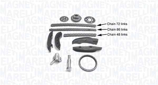 MAGNETI MARELLI Sada rozvodovej reťaze 341500001390 1