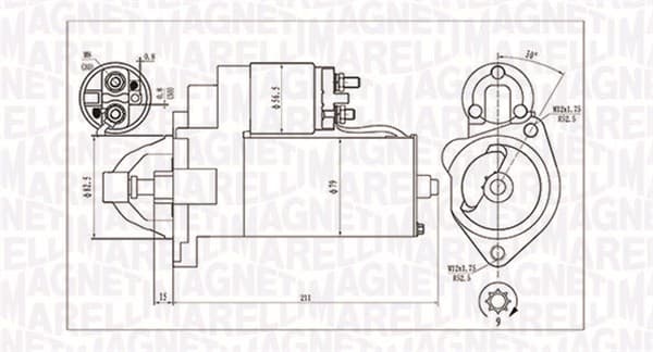 MAGNETI MARELLI Štartér 063720624010 1