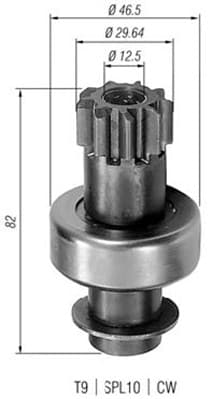 MAGNETI MARELLI Pastorok štartéra 940113020035 1