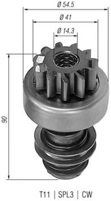 MAGNETI MARELLI Pastorok štartéra 940113020060 1