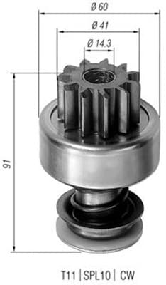MAGNETI MARELLI Pastorok štartéra 940113020104 1