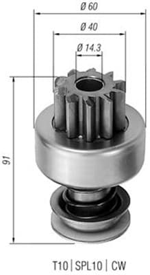 MAGNETI MARELLI Pastorok štartéra 940113020120 1