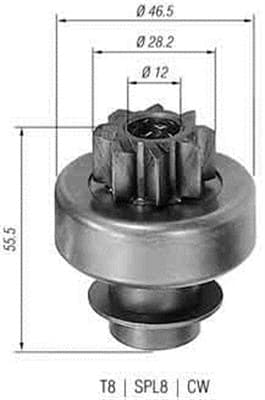 MAGNETI MARELLI Pastorok štartéra 940113020130 1