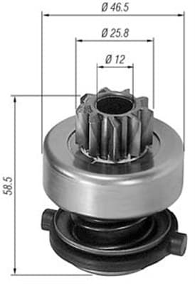 MAGNETI MARELLI Pastorok štartéra 940113020138 1