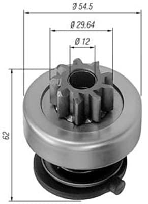 MAGNETI MARELLI Pastorok štartéra 940113020167 1