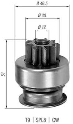MAGNETI MARELLI Pastorok štartéra 940113020185 1