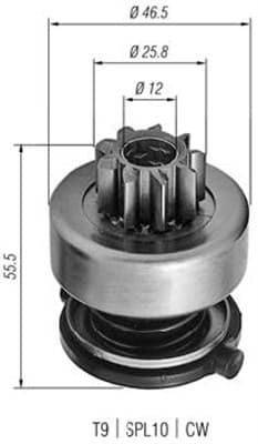 MAGNETI MARELLI Pastorok štartéra 940113020254 1