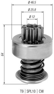 MAGNETI MARELLI Pastorok štartéra 940113020278 1