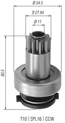 MAGNETI MARELLI Pastorok štartéra 940113020308 1