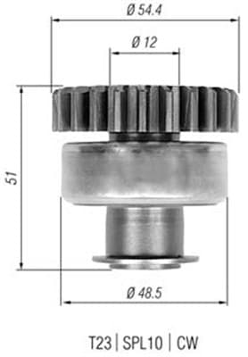 MAGNETI MARELLI Pastorok štartéra 940113020328 1
