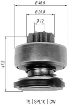 MAGNETI MARELLI Pastorok štartéra 940113020329 1
