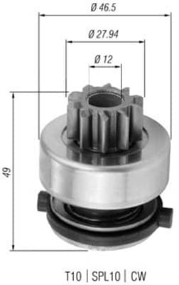 MAGNETI MARELLI Pastorok štartéra 940113020357 1
