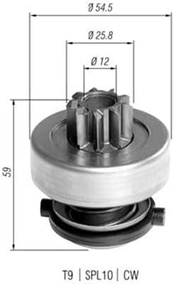 MAGNETI MARELLI Pastorok štartéra 940113020372 1