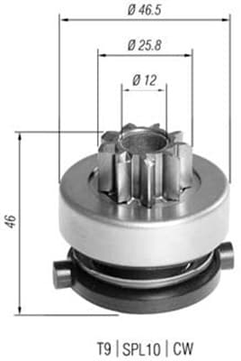 MAGNETI MARELLI Pastorok štartéra 940113020389 1