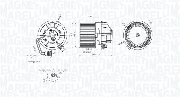 MAGNETI MARELLI Vnútorný ventilátor 069412298010 1