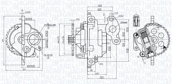 MAGNETI MARELLI Olejové čerpadlo 351516000011 1