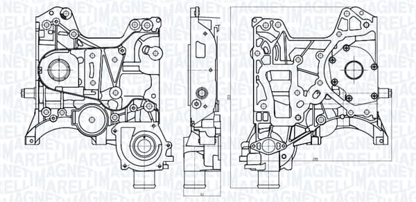 MAGNETI MARELLI Olejové čerpadlo 351516000048 1