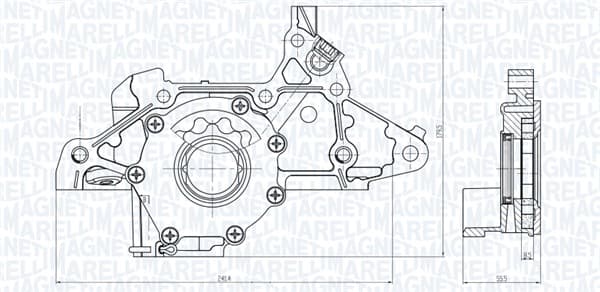 MAGNETI MARELLI Olejové čerpadlo 351516000103 1