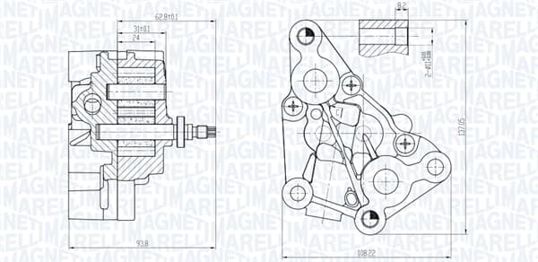 MAGNETI MARELLI Olejové čerpadlo 351516000112 1