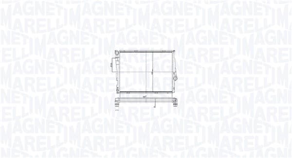 MAGNETI MARELLI Chladič motora 350213211700 1
