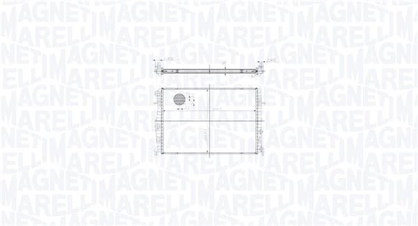 MAGNETI MARELLI Chladič motora 350213217400 1