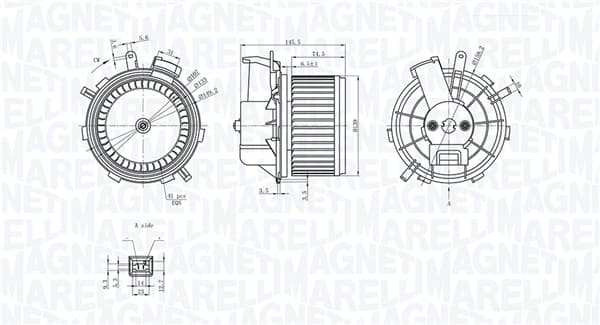 MAGNETI MARELLI Vnútorný ventilátor 069412236010 1