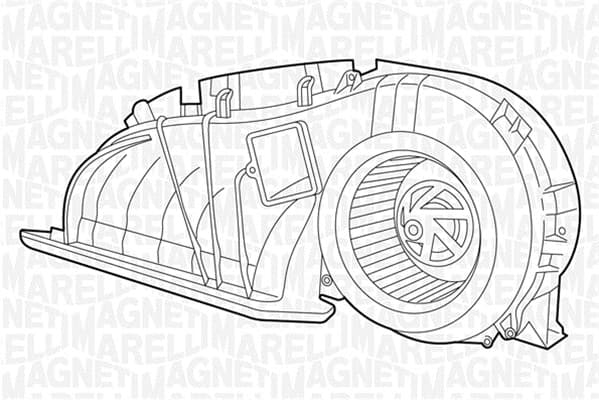 MAGNETI MARELLI Vnútorný ventilátor 069401324010 1