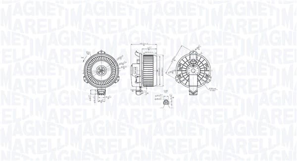 MAGNETI MARELLI Vnútorný ventilátor 069412762010 1