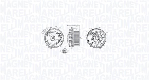 MAGNETI MARELLI Vnútorný ventilátor 069412769010 1