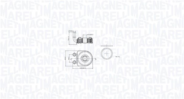 MAGNETI MARELLI Chladič motorového oleja 350300002500 1