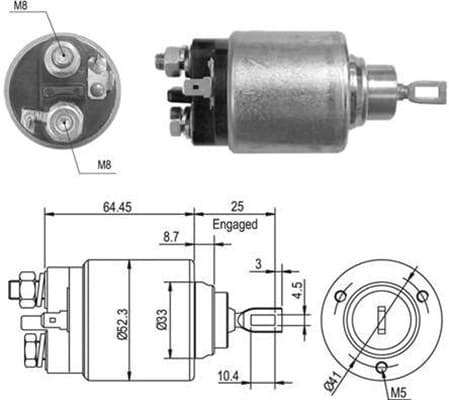 MAGNETI MARELLI Elektromagnetický spínač pre štartér 940113050012 1