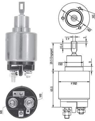 MAGNETI MARELLI Elektromagnetický spínač pre štartér 940113050126 1