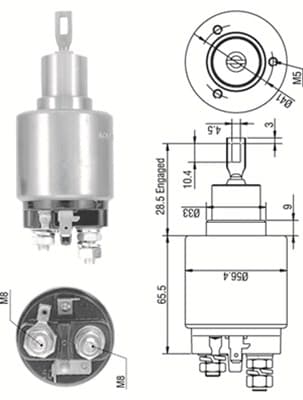 MAGNETI MARELLI Elektromagnetický spínač pre štartér 940113050270 1
