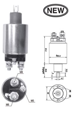 MAGNETI MARELLI Elektromagnetický spínač pre štartér 940113050539 1