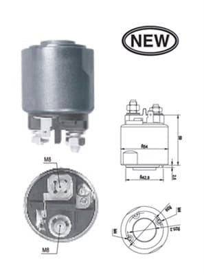 MAGNETI MARELLI Elektromagnetický spínač pre štartér 940113050546 1