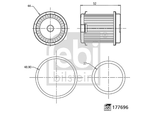 FEBI BILSTEIN Hydraulický filter automatickej prevodovky 177696 1