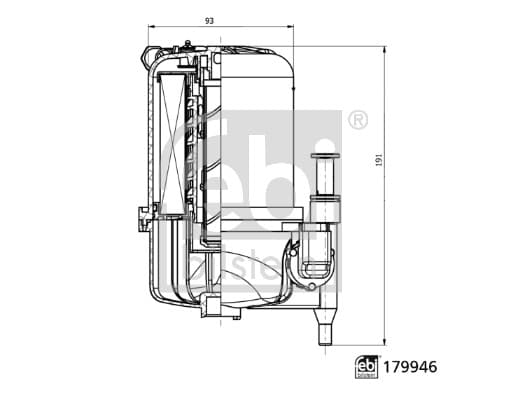 FEBI BILSTEIN Palivový filter 179946 1