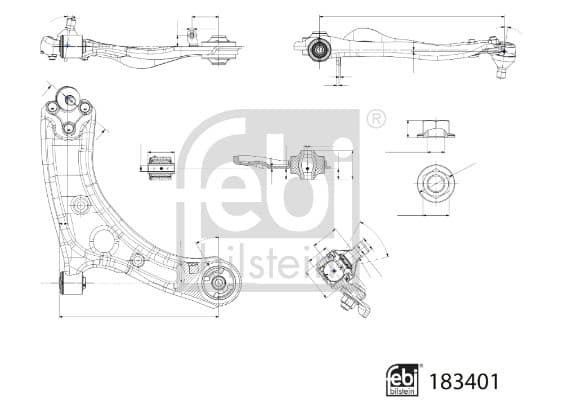 FEBI BILSTEIN Rameno zavesenia kolies 183401 1