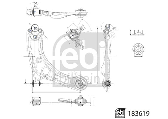 FEBI BILSTEIN Rameno zavesenia kolies 183619 1