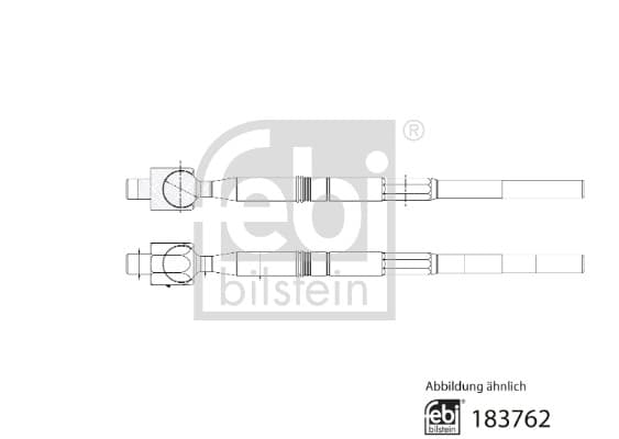 FEBI BILSTEIN Axiálny čap tiahla riadenia 183762 1
