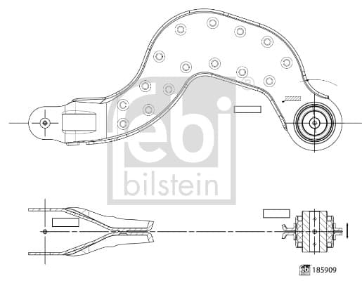FEBI BILSTEIN Rameno zavesenia kolies 185909 1