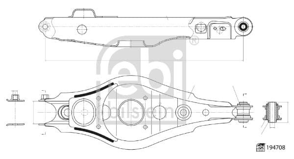 FEBI BILSTEIN Rameno zavesenia kolies 194708 1