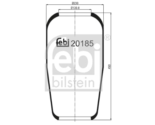 FEBI BILSTEIN Mech pneumatického pruženia 20185 1