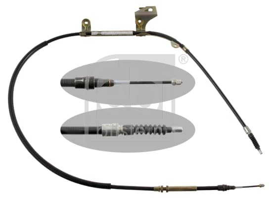 FEBI BILSTEIN Ťažné lanko parkovacej brzdy 32464 1