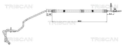 TRISCAN Hydraulická hadica pre riadenie 8516 16001 1