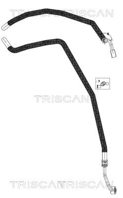 TRISCAN Hydraulická hadica pre riadenie 8516 29091 1