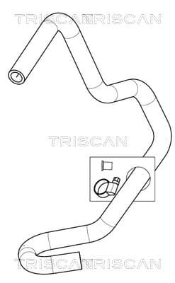TRISCAN Hydraulická hadica pre riadenie 8516 29094 1